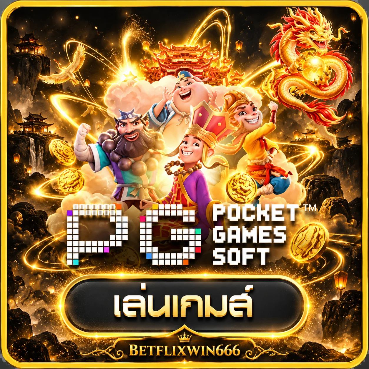 การ์ดทดลองเล่น PG Soft BETFLIXWIN666